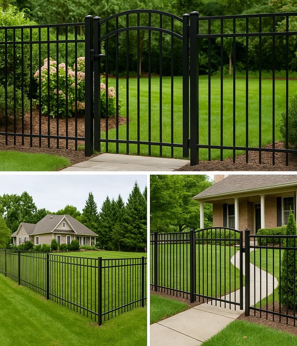Aluminum Fence Designs Vancouver Wa. a collge of three aluminum fences in Vancouver, Wa.