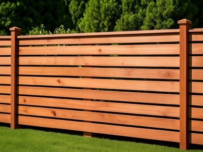 Horizontal Slat Fence Design Vancouver, Wa.
